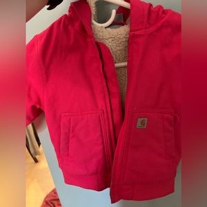 Toddler Hot Pink Carhartt Winter Jacket